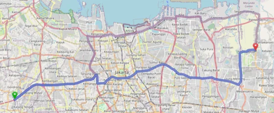 OSRM car routing profile